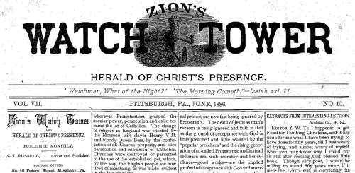 "Christendom will be completely destroyed by October 1914." (ZION'S WATCH TOWER, January 15, 1892, p. 1355)