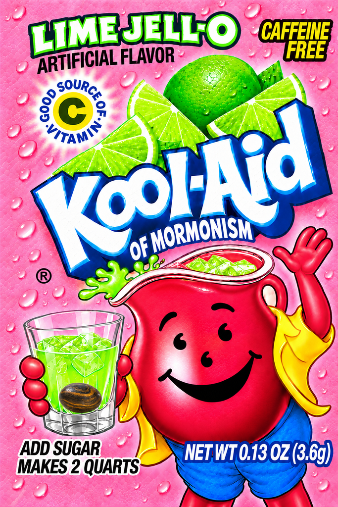 Kool-Aid of Mormonism image created by Rich Kelsey, all rights reserved