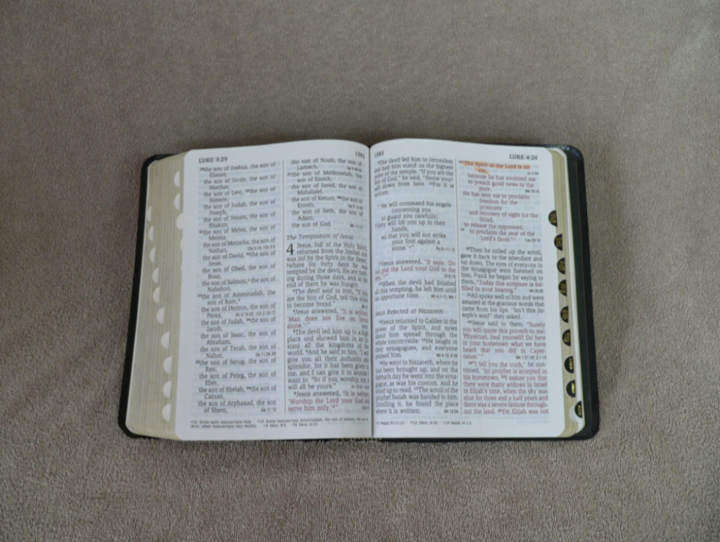 Christian bible photographed by Rich Kelsey 